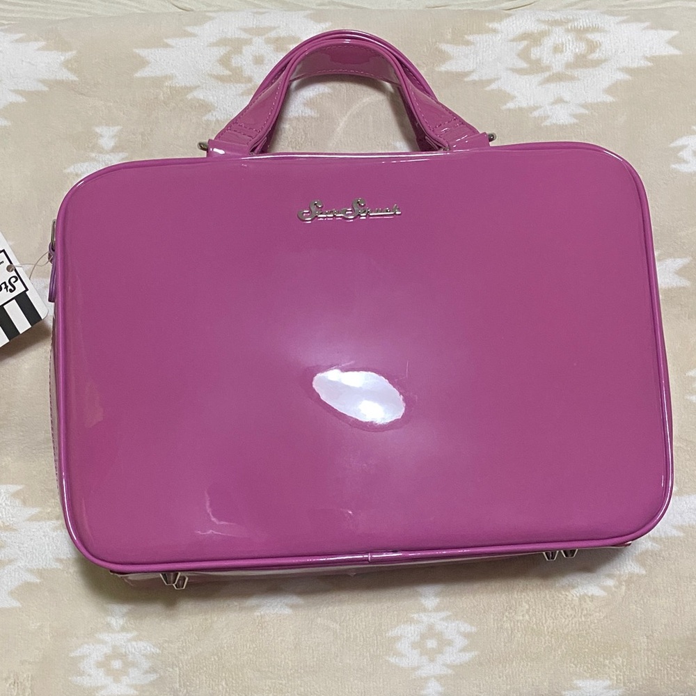 Shiny Pink Cosmetic Bag
